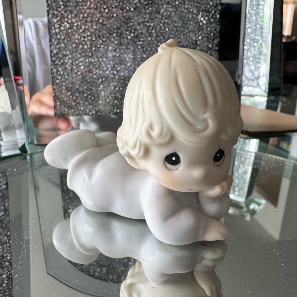 Adorable Ceramic Baby Figurine